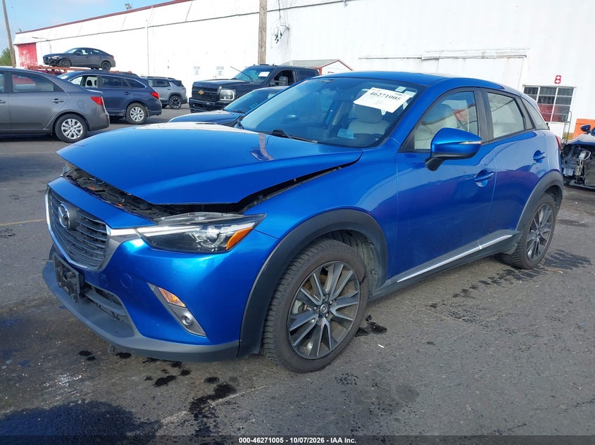 Vin: jm1dkbd74g0121641, lot: 46771122, mazda cx-3 grand touring 20162