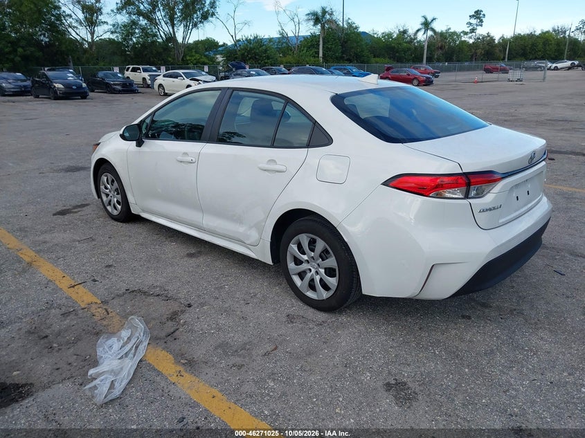 Vin: 5yfb4mde6rp202791, lot: 46771142, toyota corolla le 20243