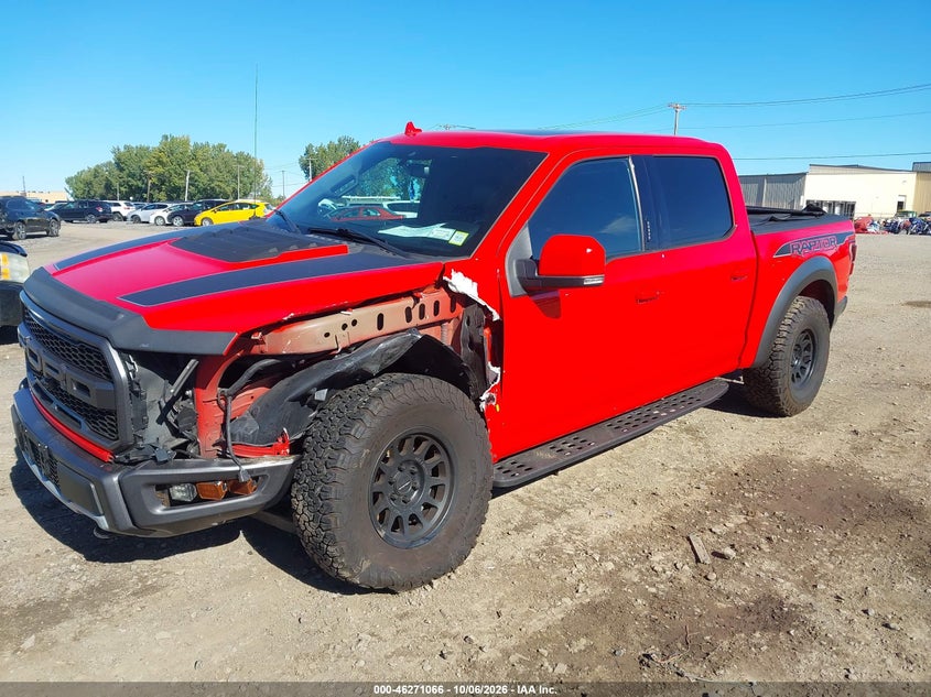Vin: 1ftfw1rgxkfa93558, lot: 46771183, ford f-150 raptor 20192