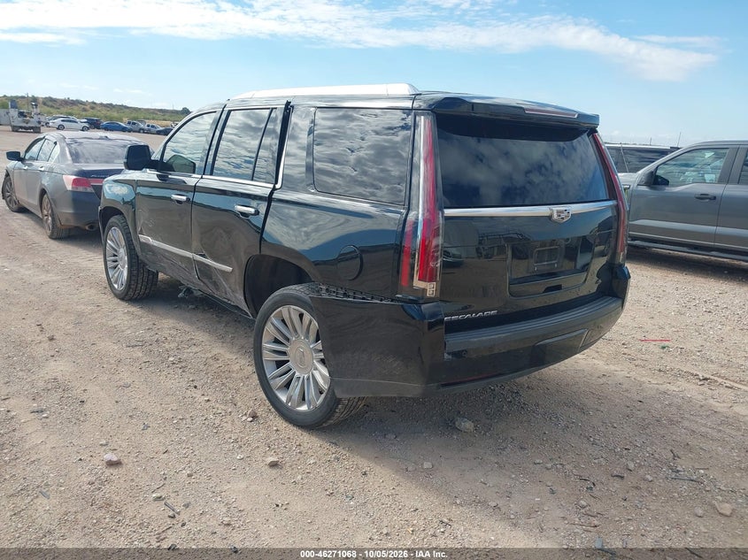 Vin: 1gys3dkj1gr262025, lot: 46771185, cadillac escalade platinum 20163