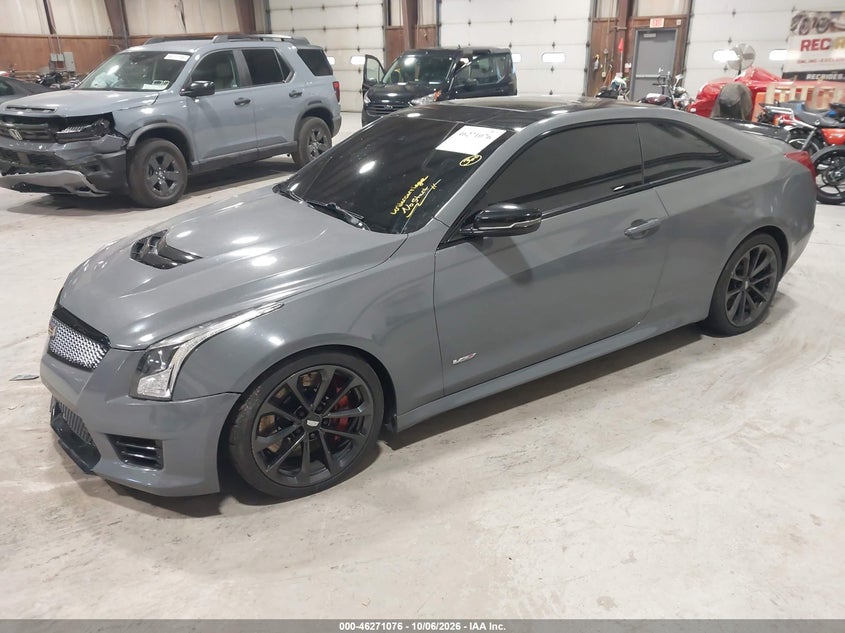 Vin: 1g6al1ry5j0120570, lot: 46771193, cadillac ats-v 20182