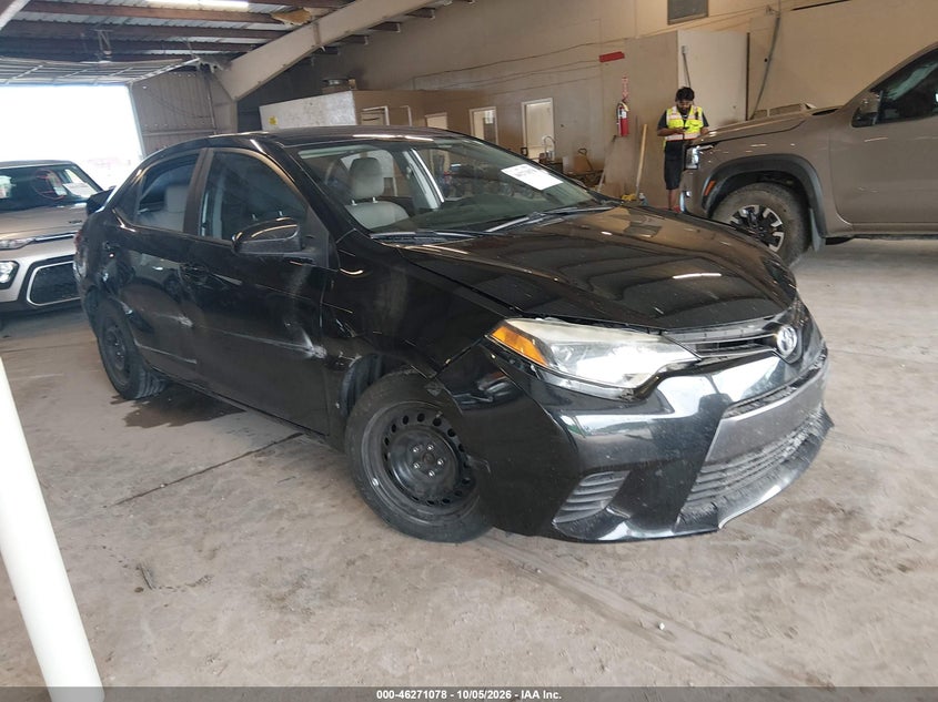 Vin: 2t1burhe3fc365398, lot: 46771195, toyota corolla le 20151