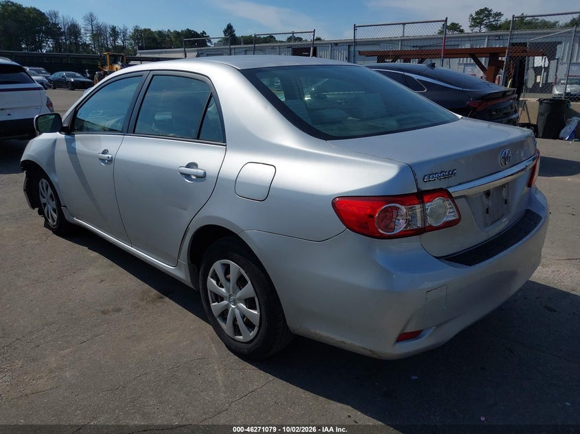 Vin: jtdbu4ee6bj093595, lot: 46771196, toyota corolla le 20113