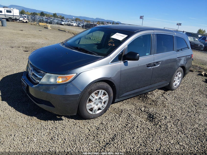 Vin: 5fnrl5h28cb007950, lot: 46771206, honda odyssey lx 20122