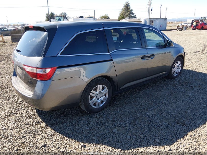 Vin: 5fnrl5h28cb007950, lot: 46771206, honda odyssey lx 20124