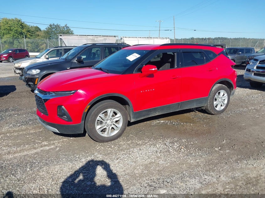 CHEVROLET BLAZER 2022 VIN 3GNKBCR46NS132665