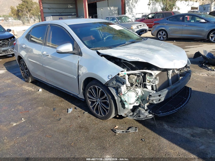 Vin: 2t1burhe6fc293614, lot: 46771256, toyota corolla s plus 20151