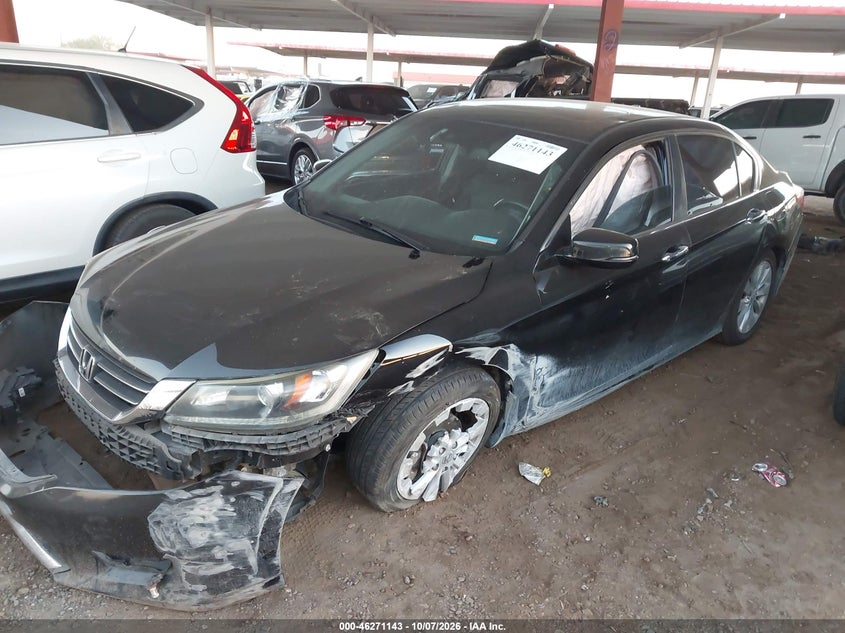 2014 Honda Accord Ex-L, Front End, IAAI, VIN 1HGCR2F82EA059176 — photo 2