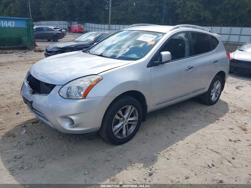 Vin: jn8as5mv7cw356579, lot: 46771265, nissan rogue sv 20122