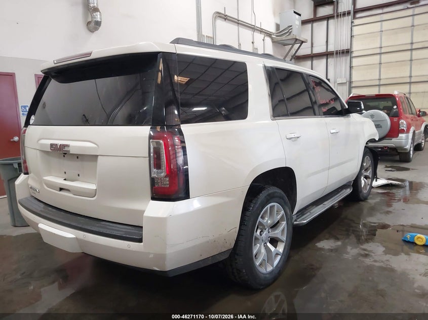 Vin: 1gks2bkc7fr570494, lot: 46771287, gmc yukon slt 20154