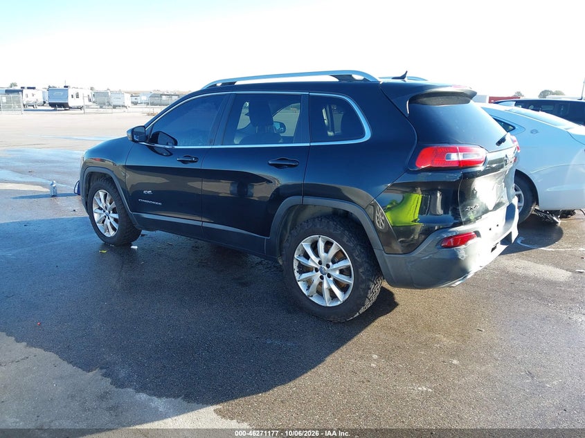 Vin: 1c4pjmds8fw510326, lot: 46771294, jeep cherokee limited 20153