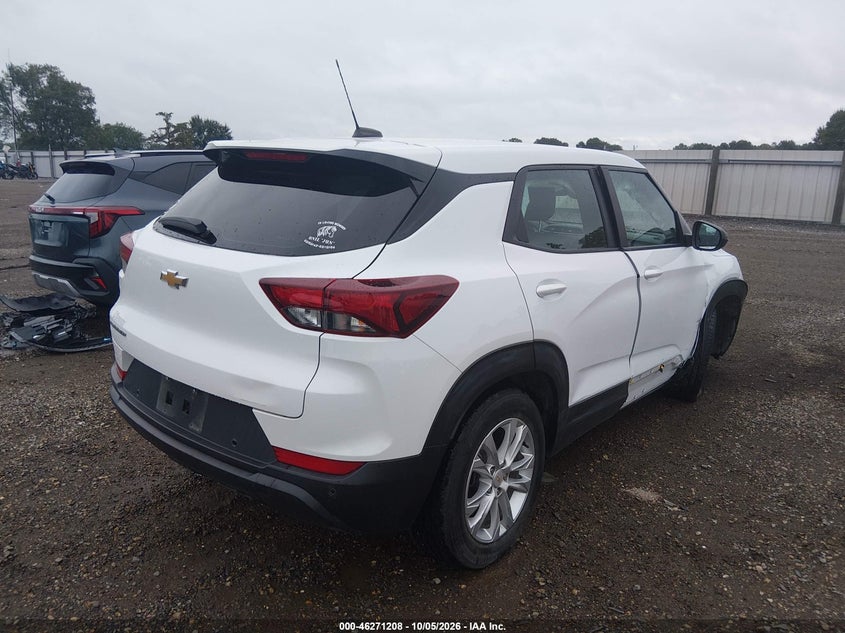 Vin: kl79mms21mb127266, lot: 46771325, chevrolet trailblazer fwd ls 20214
