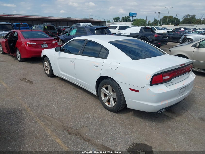 Vin: 2c3cdxbg0ch111107, lot: 46771407, dodge charger se 20123