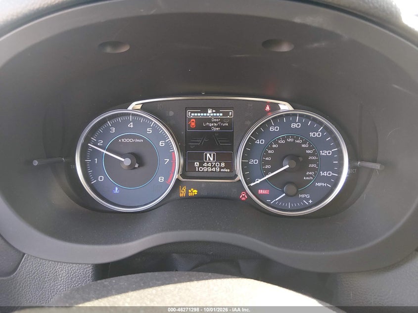SUBARU CROSSTREK 2016 VIN JF2GPADC5GH341783