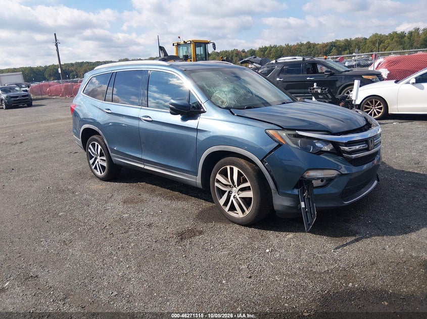 Vin: 5fnyf6h94gb048135, lot: 46771431, honda pilot touring 20161