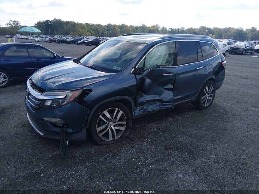 Vin: 5fnyf6h94gb048135, lot: 46771431, honda pilot touring 20162