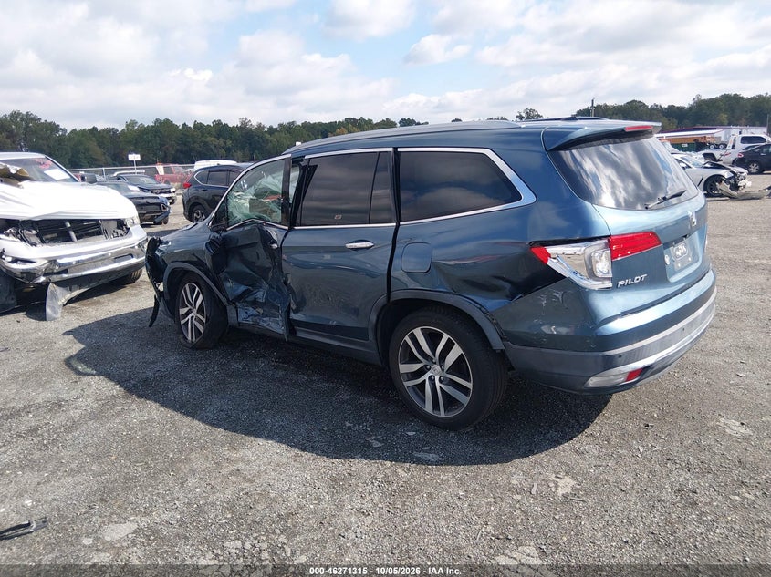 Vin: 5fnyf6h94gb048135, lot: 46771431, honda pilot touring 20163