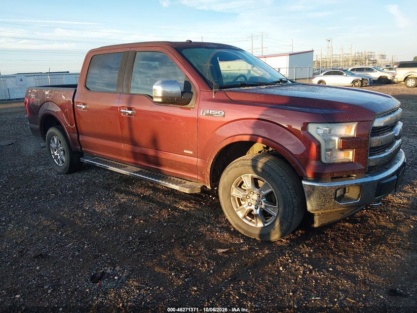 Vin: 1ftew1ep3hkc71103, lot: 46771488, ford f-150 lariat 20171
