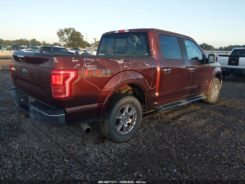 Vin: 1ftew1ep3hkc71103, lot: 46771488, ford f-150 lariat 20174