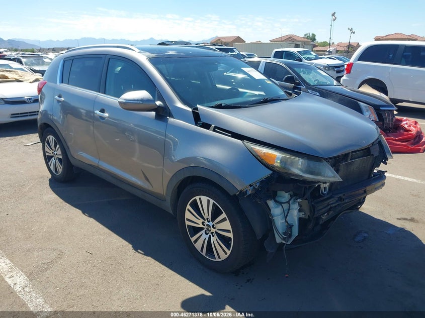 Vin: kndpc3ac9f7786347, lot: 46771495, kia sportage ex 20151