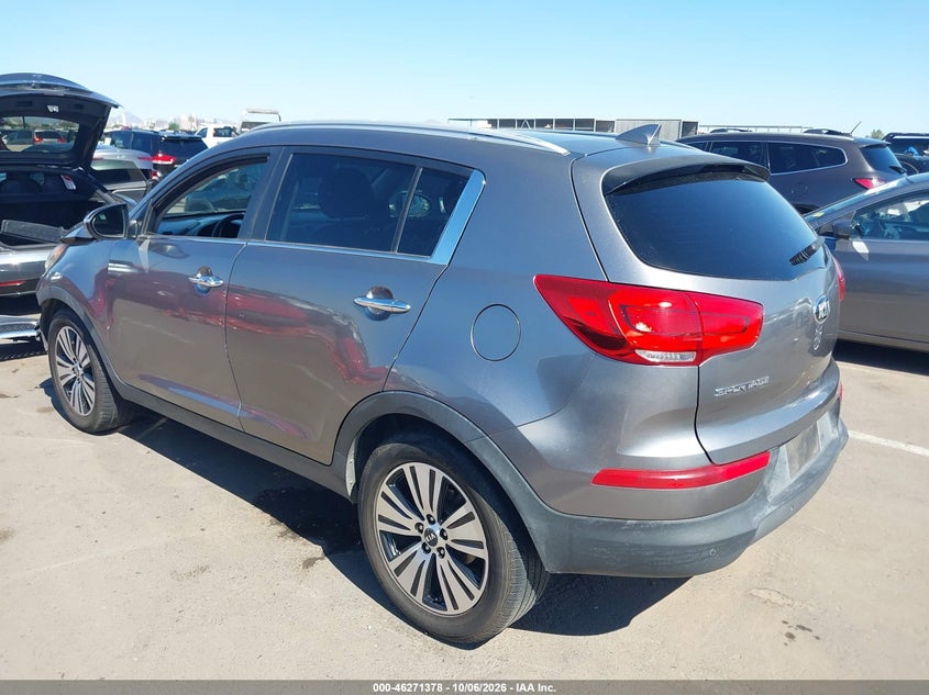 Vin: kndpc3ac9f7786347, lot: 46771495, kia sportage ex 20153