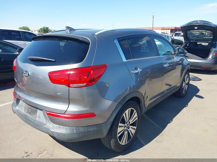 Vin: kndpc3ac9f7786347, lot: 46771495, kia sportage ex 20154