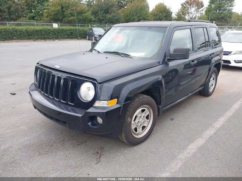 Vin: 1j4nt1ga2ad647506, lot: 46771502, jeep patriot sport 20102