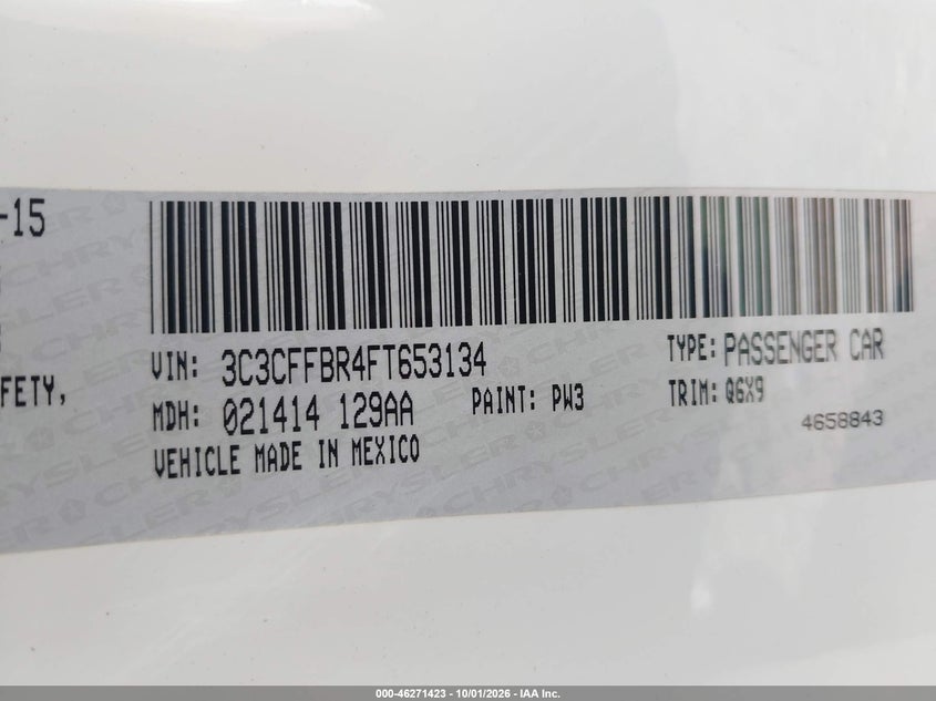2015 FIAT 500 SPORT · Фото 9
