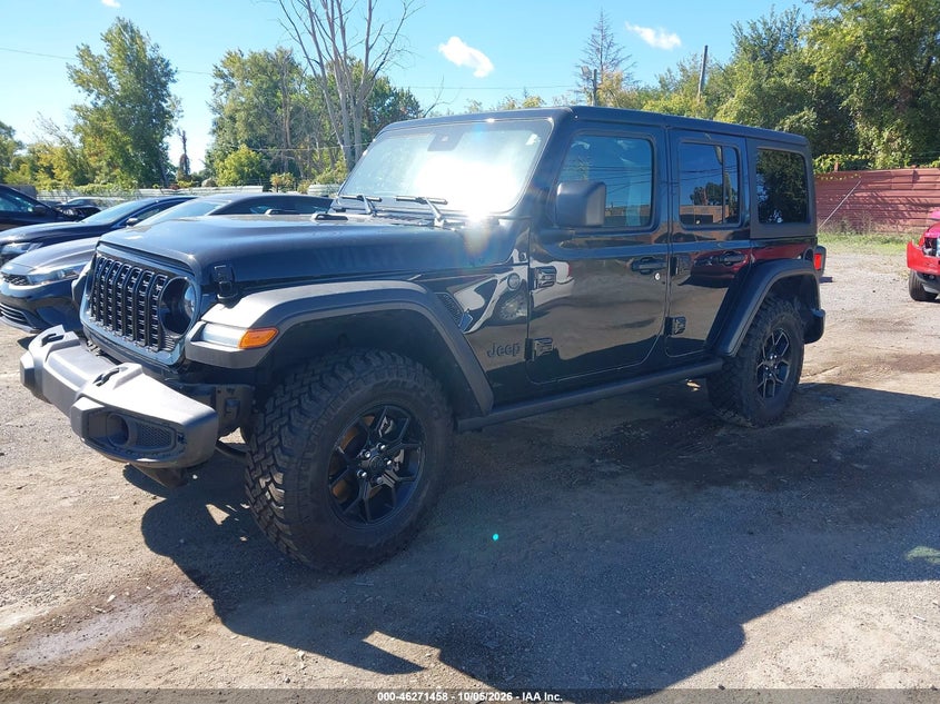Vin: 1c4pjxdg5rw360404, lot: 46771575, jeep wrangler 4-door willys 4x4 20242