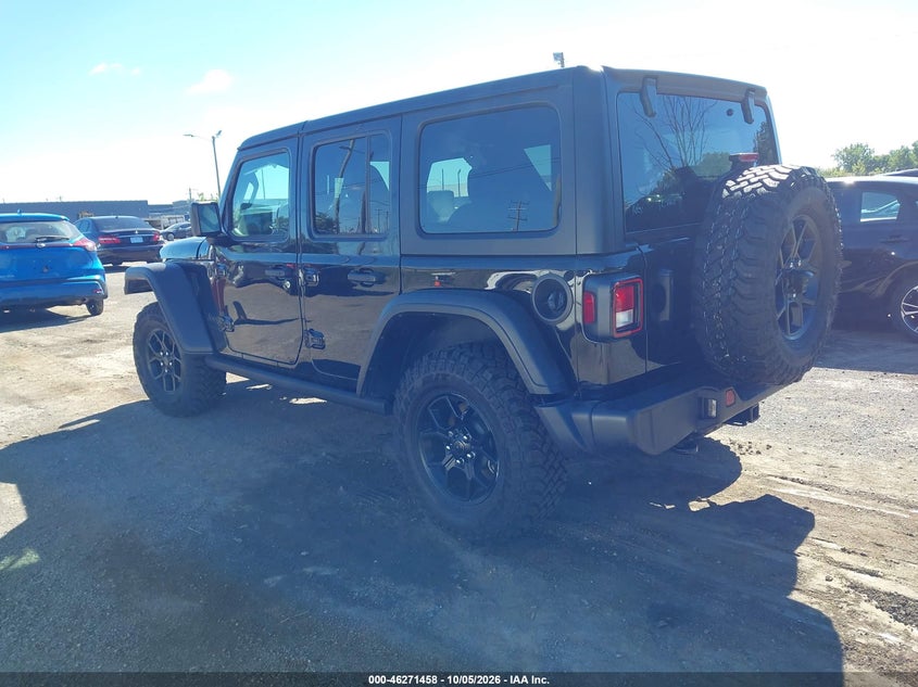 Vin: 1c4pjxdg5rw360404, lot: 46771575, jeep wrangler 4-door willys 4x4 20243