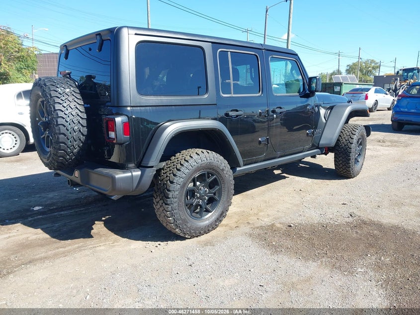 Vin: 1c4pjxdg5rw360404, lot: 46771575, jeep wrangler 4-door willys 4x4 20244