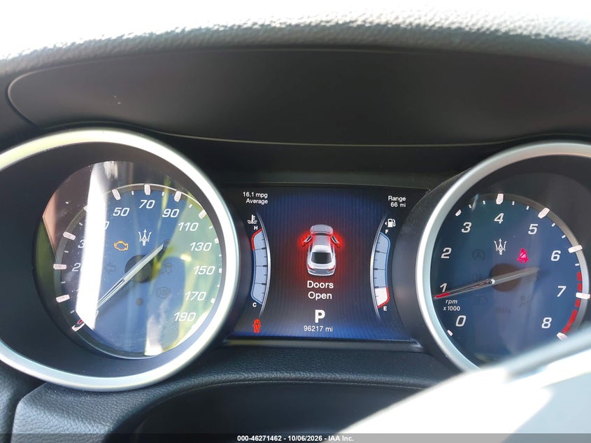 MASERATI GHIBLI 2015 VIN ZAM57XSA3F1156256