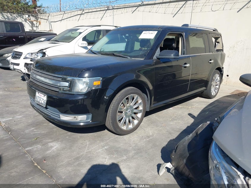 Vin: 2fmgk5d84dbd04762, lot: 46771584, ford flex limited 20132