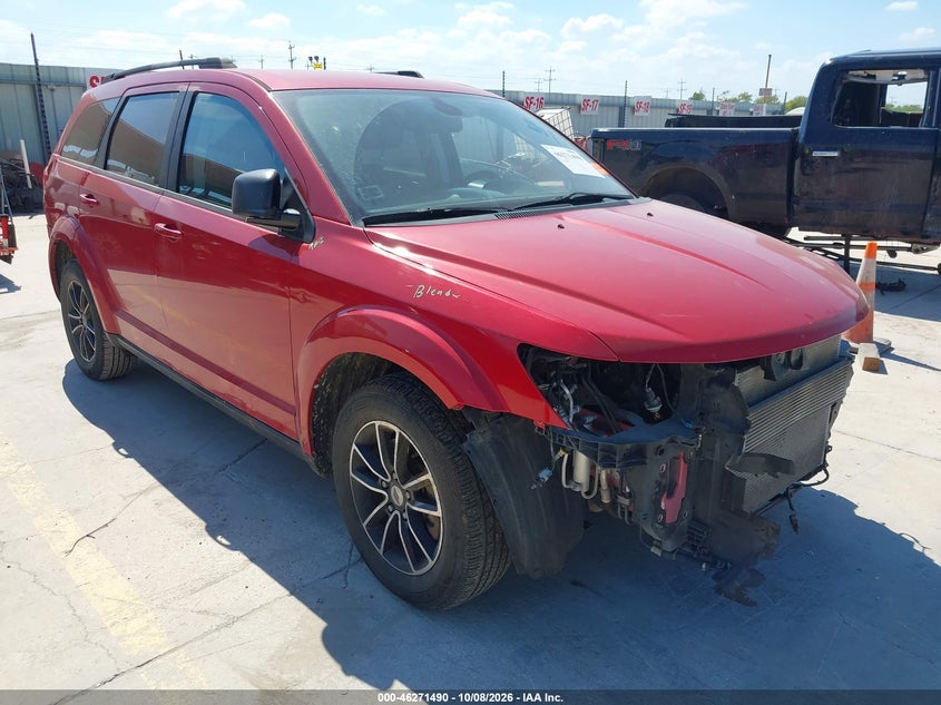 Vin: 3c4pdcabxjt506119, lot: 46771607, dodge journey se 20181