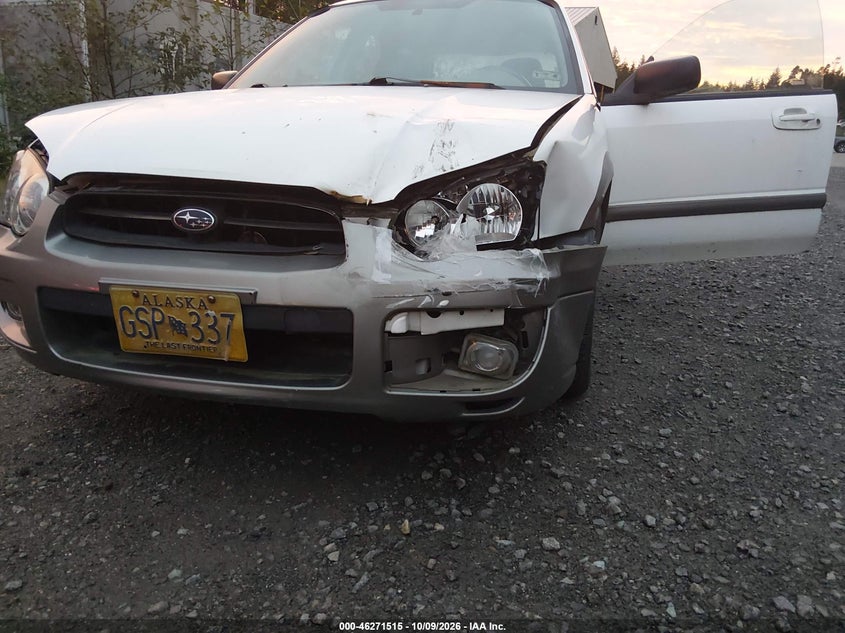 SUBARU IMPREZA OUTBACK SPORT 2004 VIN JF1GG68544H817367
