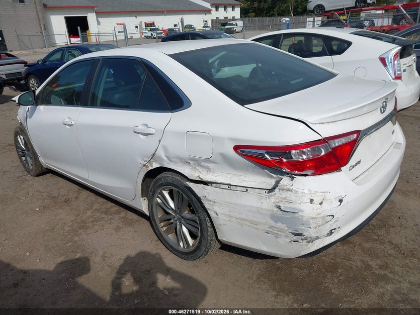 Vin: 4t1bf1fk6fu013841, lot: 46771636, toyota camry se 20153