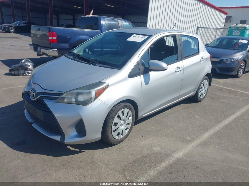 Vin: vnkktud38ha085159, lot: 46771679, toyota yaris l 20172