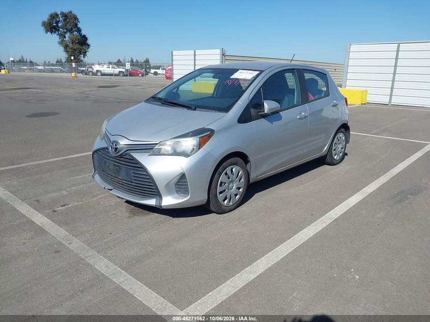 Vin: vnkktud38ha085159, lot: 46771679, toyota yaris l 20172