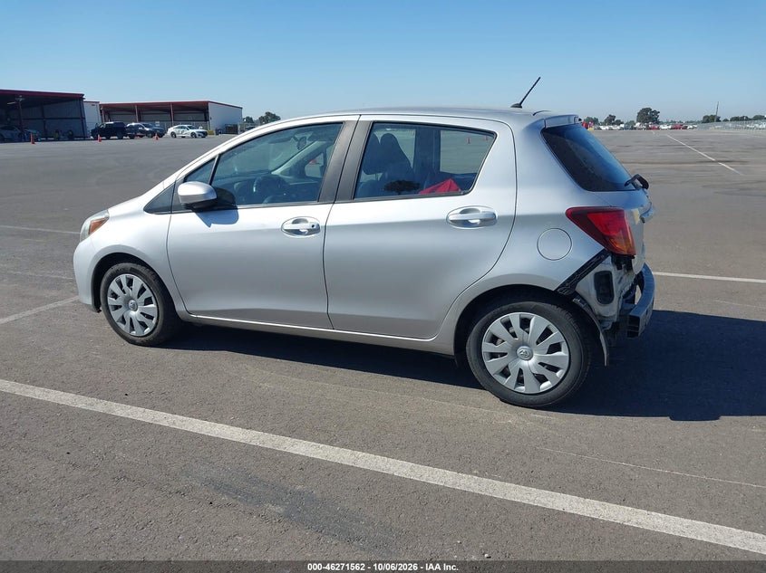Vin: vnkktud38ha085159, lot: 46771679, toyota yaris l 20173
