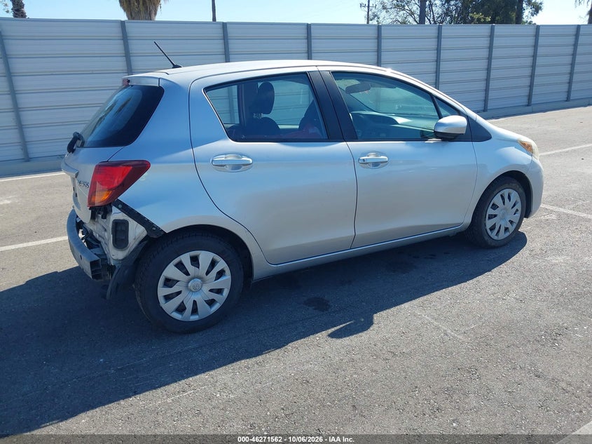 Vin: vnkktud38ha085159, lot: 46771679, toyota yaris l 20174