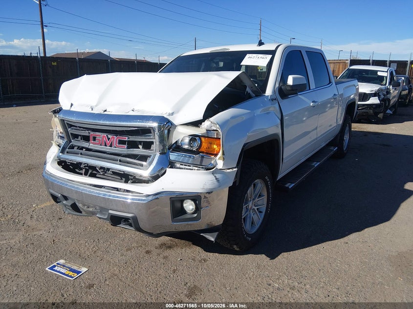 2014 GMC Sierra, Front End, IAAI, VIN 3GTU2UEC8EG140788 — photo 2