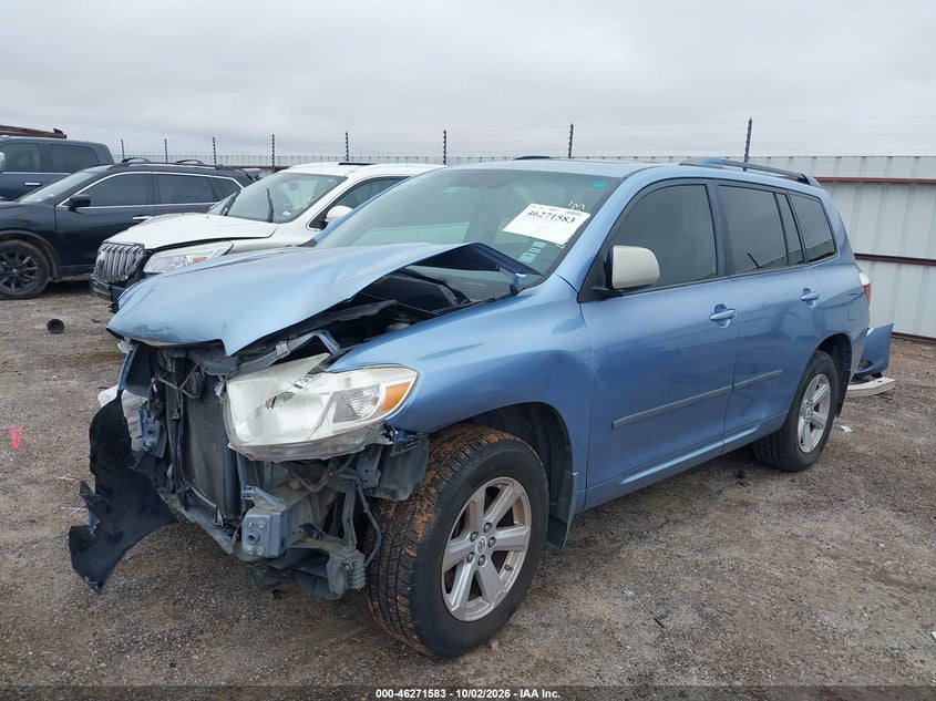 2010 Toyota Highlander Se V6, Удар спереди, IAAI, VIN 5TDKK3EH7AS011739 — фото 2