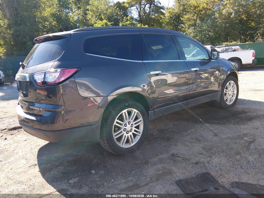 Vin: 1gnkrgkd2fj354717, lot: 46771715, chevrolet traverse 1lt 20154