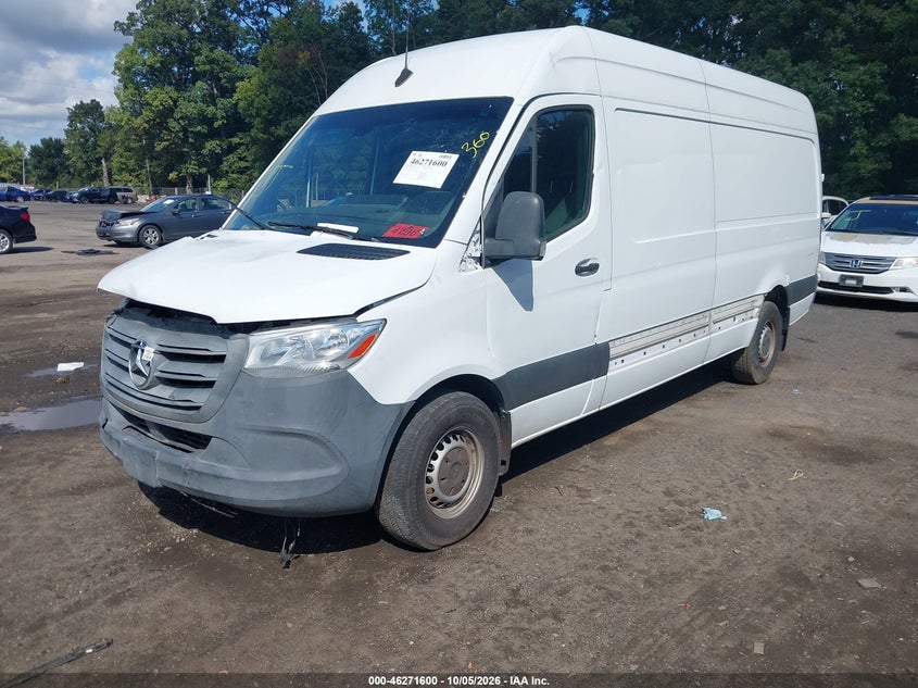2022 Mercedes-Benz Sprinter 2500 High Roof I4, Обычный износ, IAAI, VIN W1Y40CHY5NT102893 — фото 2
