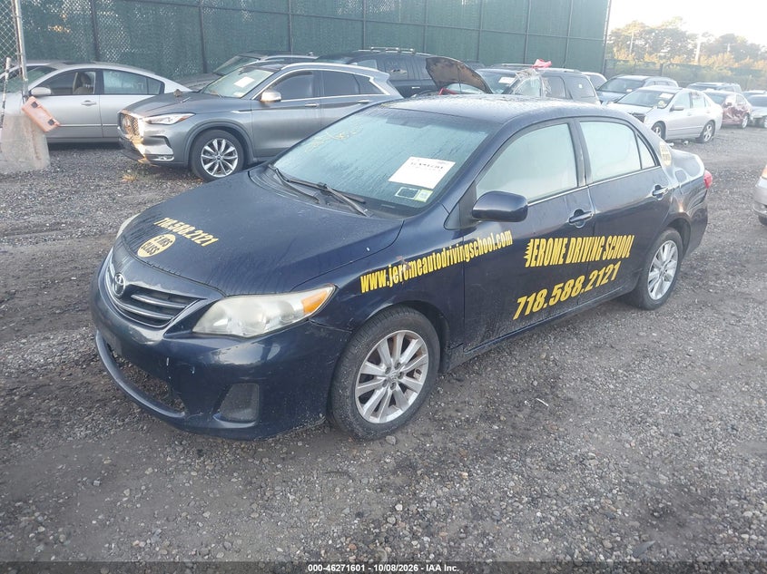 Vin: 2t1bu4ee9dc961619, lot: 46771718, toyota corolla le 20132