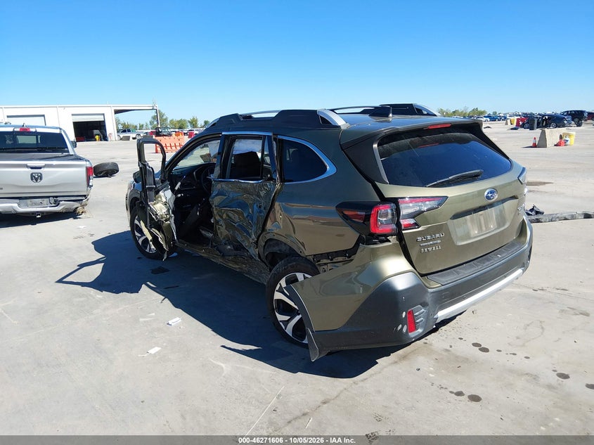 Vin: 4s4btapc7n3124967, lot: 46771723, subaru outback touring 20223