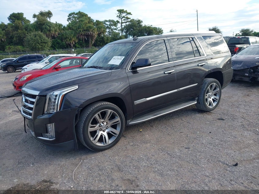 Vin: 1gys4ckj8fr100575, lot: 46771735, cadillac escalade premium 20152