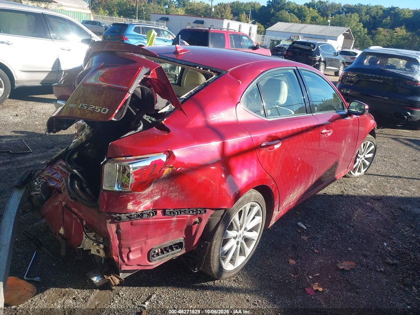 LEXUS IS 250 2009 VIN JTHCK262892029340