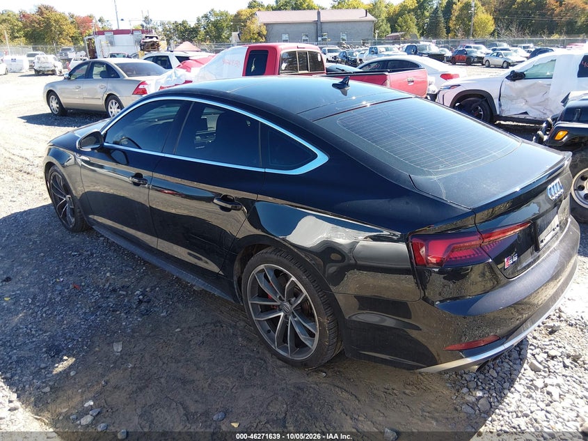 Vin: wauc4cf55ja019271, lot: 46771756, audi s5 3.0t premium plus 20183