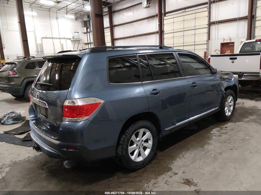 Vin: 5tdbk3eh9ds274688, lot: 46771825, toyota highlander se v6 20134